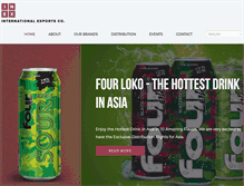 Tablet Screenshot of internationalexports.com